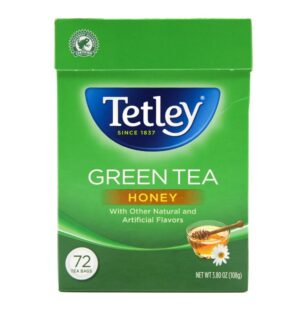Wholesale Tetley Green Tea Bags w/ Honey 72's (108g)