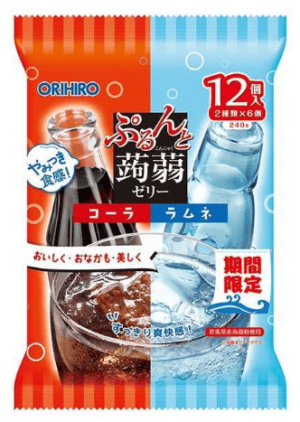 Wholesale Orihiro Konjac Jelly Cola &
Ramune 12P (240g)