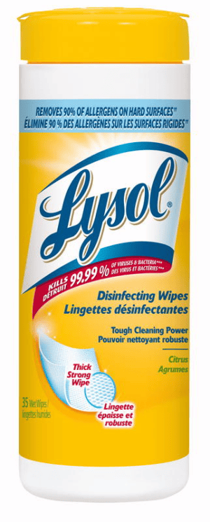 Wholesale Lysol Disinfecting Wipes Citrus Scent (35ct)
