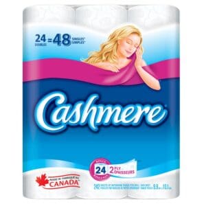 Wholesale Cashmere Bathroom Tissue 24DR=48R 2Ply 242s (24Rolls)
