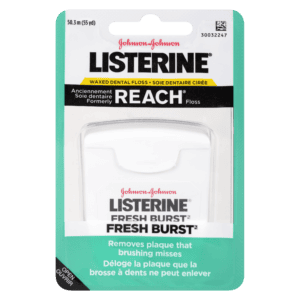 Wholesale Listerine FreshBurst Wax Dental Floss(55YD)