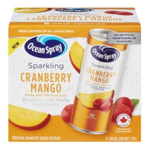 Wholesale Ocean Spray Sparkling Cranberr Mango SSMP(6x340ml)