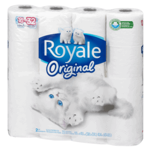 Wholesale Royale Bathroom Tissue 16DR=32R 2Ply 253S (16Rolls)
