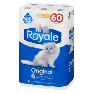 Wholesale Royale Bathroom Tissue 30DR=60R 2Ply 242S DRP (30Rolls)