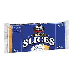 Wholesale Black Diamond Cheese Cheddar 22 Slices (410g)