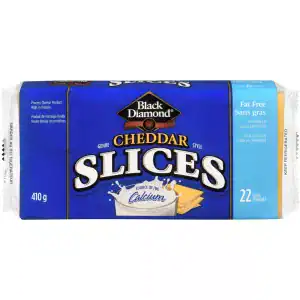 Wholesale Black Diamond Cheese Cheddar Fat Free 22 Slices (410g)