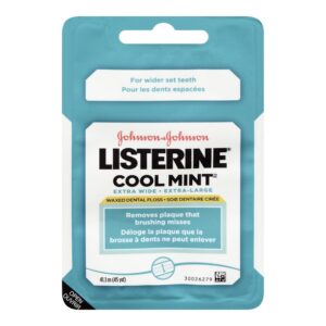 Wholesale Listerine CoolMint ExWide Dental Floss (45YD)
