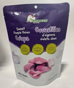 Wholesale Applewood Signature Sweet Purple Onion Crisps (50g)