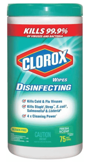 Wholesale Clorox Disinfecting Wipes Fresh Scent (75's)