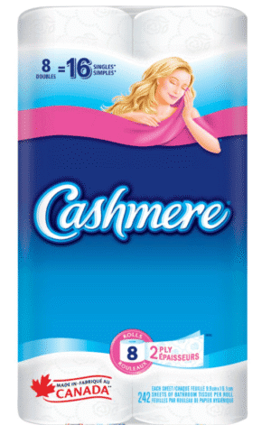 Wholesale Cashmere BT 8DR=16R 2Ply 242s (8 Rolls)