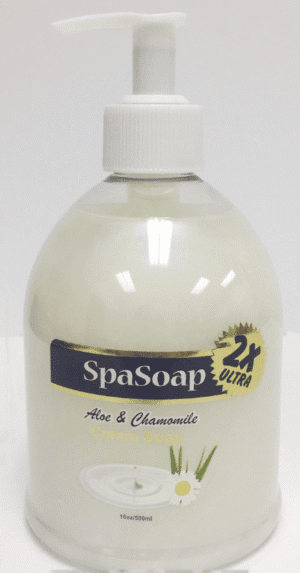 Wholesale SpaSoap 2x Ultra Pump Dispenser Aloe & Chamomile (500ml)