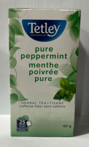 Wholesale Tetley Pure Peppermint Tea 25's (40g)