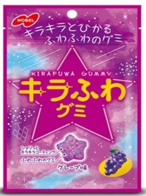 Wholesale Nobel Confectionery Kirafuwa Gummy Grape (50g)