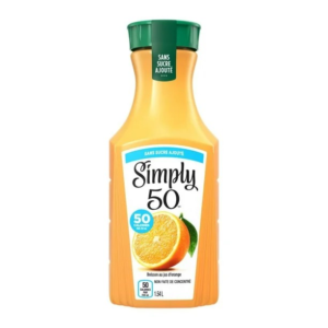 Wholesale Simply 50% Less Cal Orange Juice NSA (1.54L)