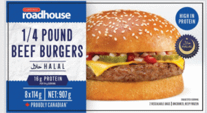 Wholesales Roadhouse Halal 1/4 Pound BeefBurgers (907g)