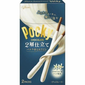 Wholesale Glico Pocky Chocolate Vanilla Scented White (85g)