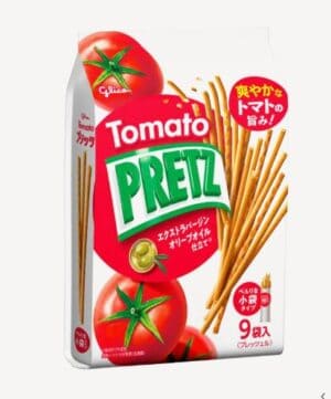 Wholesale Glico Pretz Tomato Sticks 8pk(123g)