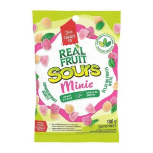 Wholesale Dare Real Fruit Sours Mini
Summerfruit Gummies (180g)