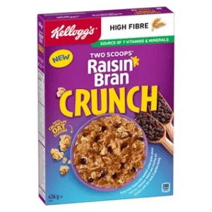 Wholesale Kellogg's Raisin Bran Crunch
Cereal (436g)