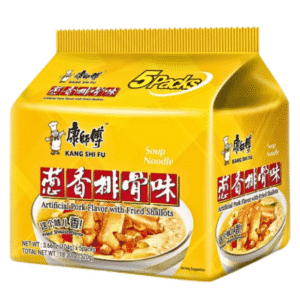 Wholesale Kang Shi Fu Instant Noodle PorkFlavor With Fried Shallots(5x104g)