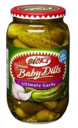 Wholesales Bicks Premium Baby Dills Pkls
Ultimate Garlic (1L)