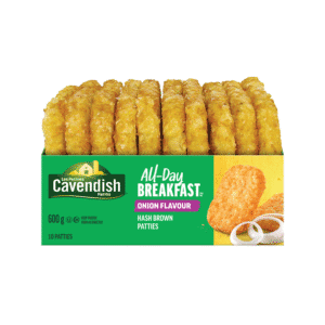 Wholesales Cavendish Classic Hash Brown Patties Flavour Onion 10ct (600g)