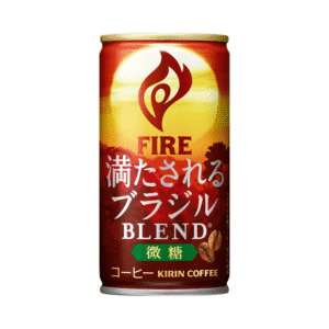 Wholesales Kirin Fire Brazil Blend Coffee Less Sugar Can (185g)