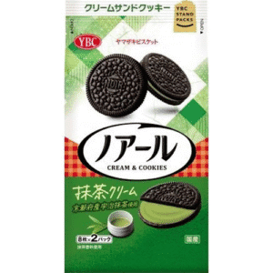 Wholesales Yamazaki Biscuits Noir Matcha Cream Sandwich Biscuit (166g)