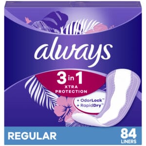 Wholesales Always 3in1 Xtra Protection Regular Liners (84ct)