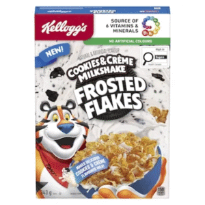 Wholesale Kellogg's Frosted Flakes Cookies & Cream Milkshake (343g)
