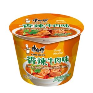 Wholesale Kang Shi Fu Hot&Spicy Artificial Beef Flavour Soup Noodle (108g)