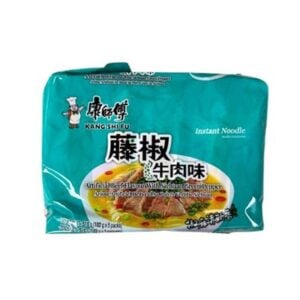 Wholesale Kang Shi Fu Artificial Beef Flavour W/Sichuan Green Pepper Instant Noodle (5x102g)