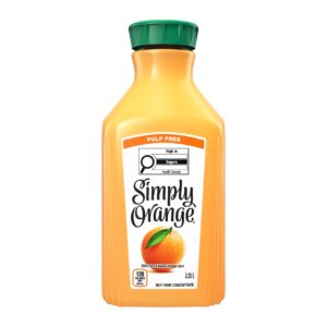 Wholesale Simply Orange Pulp Free Juice 100% (2.25L)