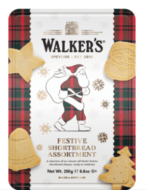 Wholesale Walker's Shortbread Festive Santa (250g)