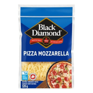 Wholesale Black Diamond Pizza Mozzarella (320g)