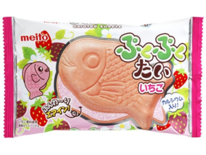 Wholesale Meito Pukupuku Tai Air-In Chocolate Strawberry (20g)