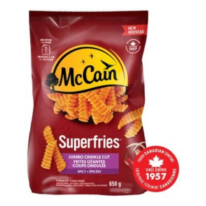 Wholesale McCain Jumbo Crinkle Cut Spicy Battered Fries (650g)