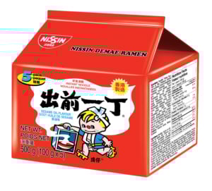 Wholesale Nissin Sesame Oil Instant Noodle (5x100g)