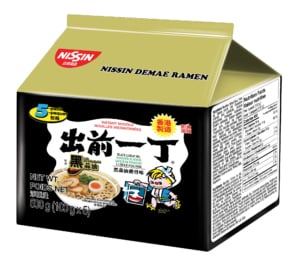 Wholesale Nissin Black Garlic Oil Tonkotsu Noodle (5x100g)