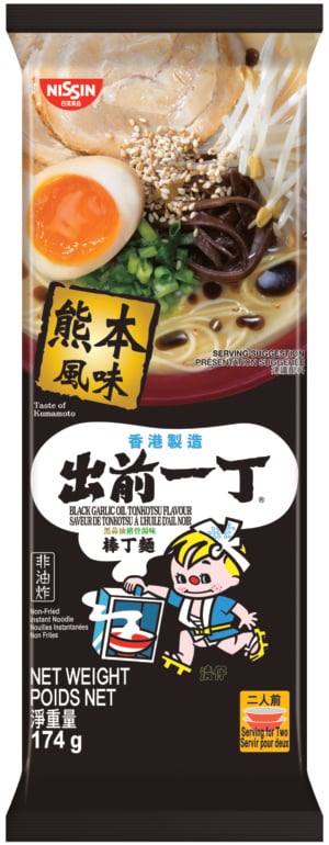 Wholesale Nissin Black Garlic Oil Tonkotsu Flavor Noodles (174g)