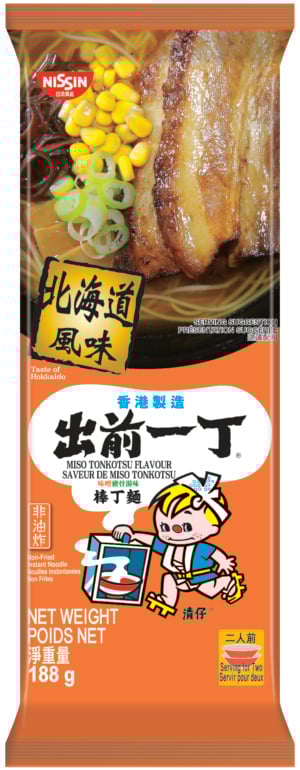 Wholesale Nissin Hokkaido Miso Tonkotsu Flavor Noodles (188g)