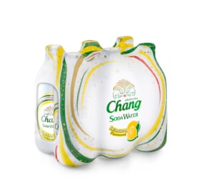 Wholesale Chang Original Soda Water Lemon Flavour Glass Bottle (6x325ml)