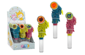 Wholesale Letime Candy Toy - Light Up Dinosaur Gyro (12x4g)