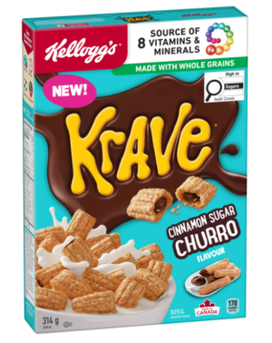 Wholesale Kellogg's Krave Cinnamon Churro (314g)