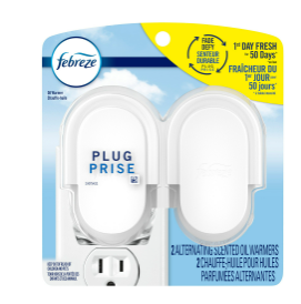 Wholesale Febreze Plug Scented Oil Dual Warmer Kit 2ct