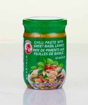 Wholesale Cock Brand Chilli Paste with Sweet Basil Leaves (200g)