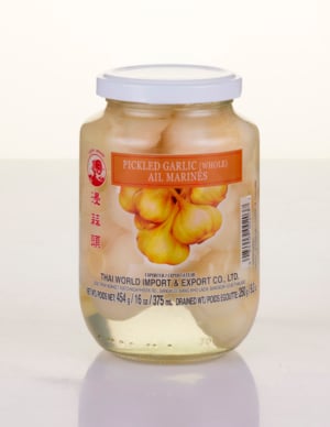 Wholesale Cock Brand Pickled Garlic (454g)