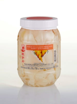 Wholesale Cock Brand Pickled Sour Bamboo Shoot Slices (850g)