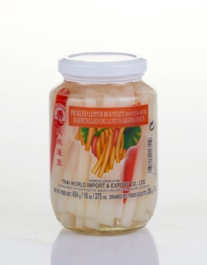 Wholesale Cock Brand Pickled Lotus Rootlets (Sweet & Sour) (454g)