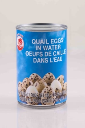 Wholesale Cock Brand Quail Eggs In Water (425g)